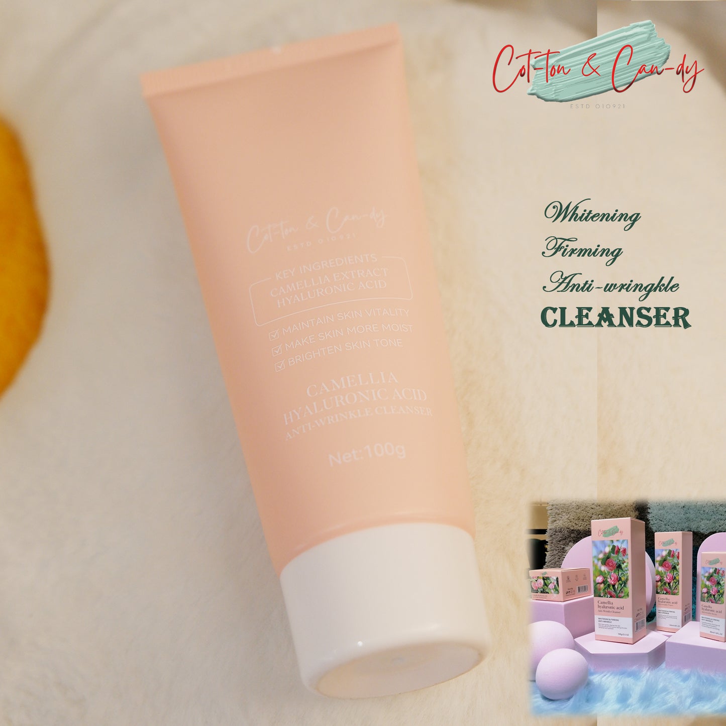 Cot-ton n can-dy Facial Cleanser